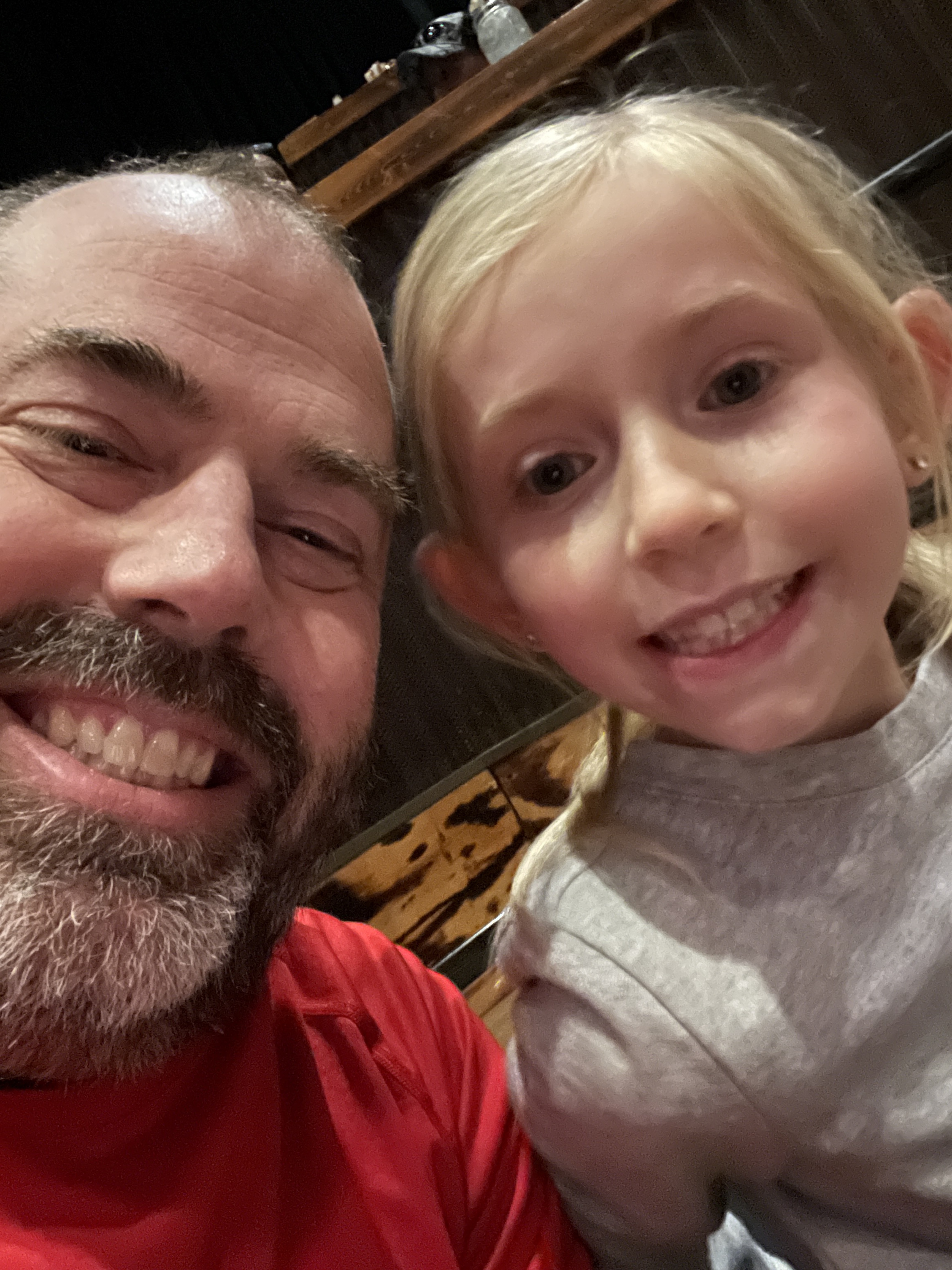 Selfie with daughter