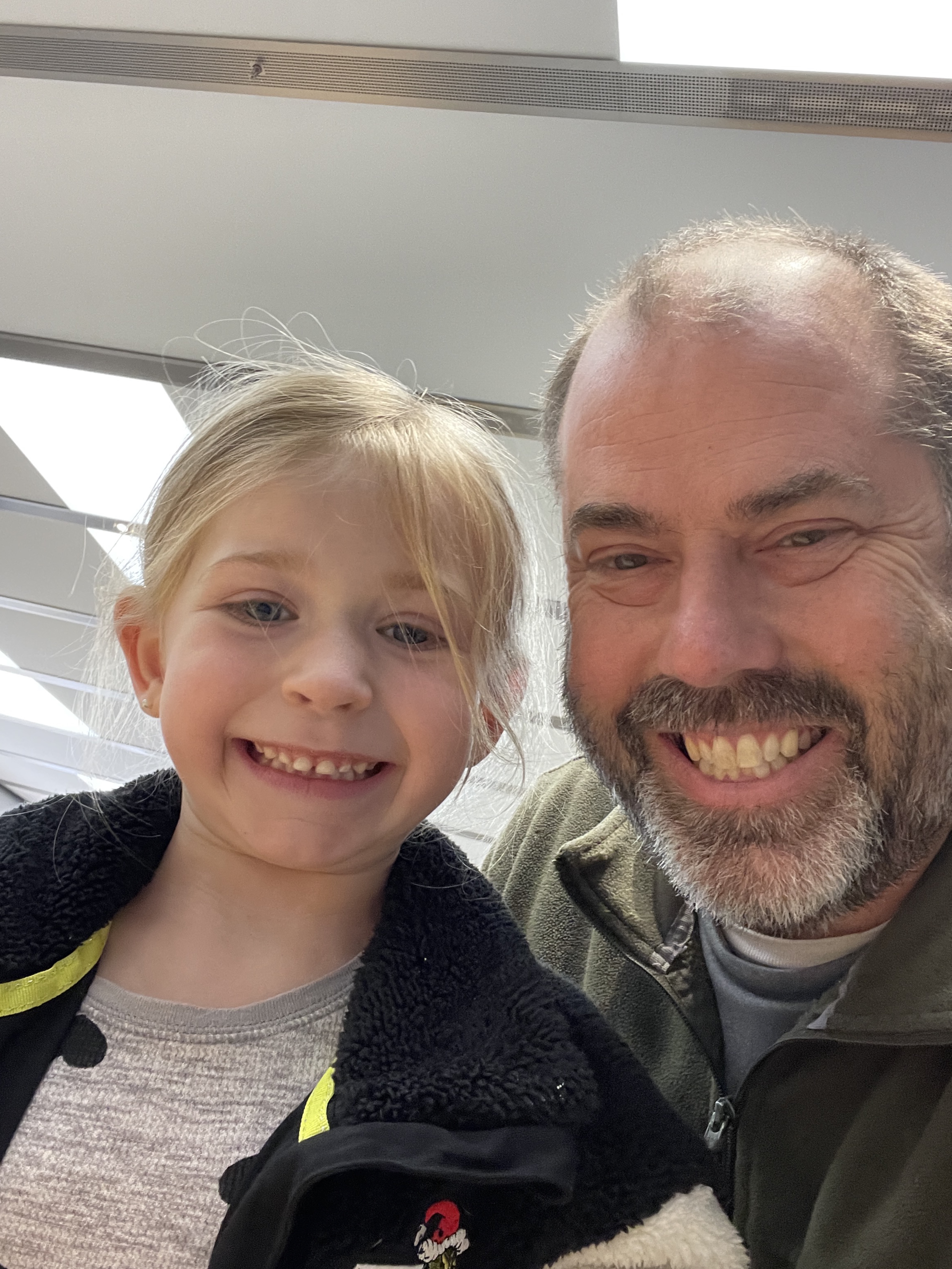 Another selfie with daughter